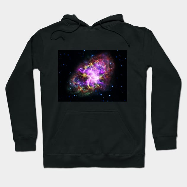 Crab Nebula Composite Hoodie by RockettGraph1cs